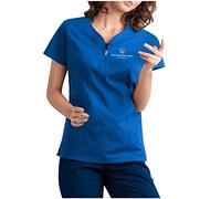 Luadnysin Tenue Aide Soignante Femme Blouse De Travail Pharmacie Infirmière Medicale Médicale Vetement Vêtements Médicals Cuisine Blanche Assistante Maternelle Et Uniformes Professionnelle Infirmiere