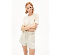 LUALAA LINEN BLEND T-SHIRT | Mélange de lin - beige (L)