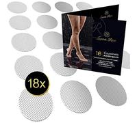 Luana Rose Autocollants Antidérapant Douche et Baignoire - XXL Patchs - Rond 10 cm Ø - Anti Glisse Douche et Baignoire Autocollant (18 Pièces)