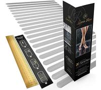 Luana Rose Bandes antidérapantes pour Douche et Baignoire - Transparentes & Autocollantes - kit d'autocollants - Autocollants pour la Douche 100% antiglisse pour Salle de Bain & escaliers