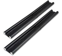 Luana Rose Boudin de Porte Isolant Froid - Set de 2 - Boudin Porte Isolation Efficace - Ajustable pour Porte Jusqu’à 90cm - Bas de Porte Isolant - Anti Courant D’air Porte - Coupe Vent Porte