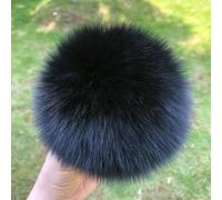 LUAND Pompon en Vraie Fourrure de Renard Naturelle, Doux, en Fourrure de Raton Laveur, pour Chapeau, Bonnets, Casquettes, Sacs, écharpe