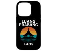 Luang Prabang Laos Temple Vintage Voyage Mékong Asie Coque pour iPhone 14 Pro