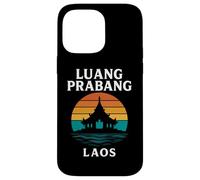 Luang Prabang Laos Temple Vintage Voyage Mékong Asie Coque pour iPhone 14 Pro Max