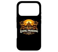 Luang Prabang Temple du Coucher de Soleil au Laos Design Voyage Coque pour iPhone 17 Pro