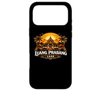 Luang Prabang Temple du Coucher de Soleil au Laos Design Voyage Coque pour iPhone 17 Pro Max