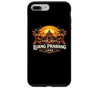 Luang Prabang Temple du Coucher de Soleil au Laos Design Voyage Coque pour iPhone 7 Plus/8 Plus