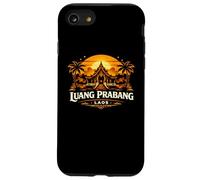 Luang Prabang Temple du Coucher de Soleil au Laos Design Voyage Coque pour iPhone SE (2020) / 7/8