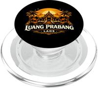 Luang Prabang Temple du Coucher de Soleil au Laos Design Voyage PopSockets PopGrip pour MagSafe
