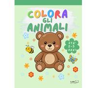 LuBe Edition - Colora gli Animali: numerosi disegni da colorare per bambini 2-5 anni_stampa solo su un lato: perfetto anche per pennarelli