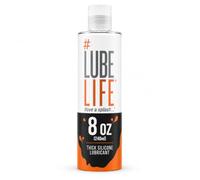Lube Life Lubrifiant anal à base de silicone, résistant à l'eau, lubrifiant en silicone épais pour hommes, femmes et couples, 8 Fl Oz
