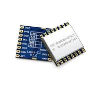 Lubeby Smart Lora sx1276 Lot de 2 émetteurs-récepteurs de réseau, compatibles avec RFM95W Lora RF Module LoRa1276-C1 915 MHz