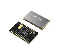 Lubeby Smart SA618F30 Lot de 2 modules audio numériques haute puissance longue distance 8 canaux Full Duplex Transmission vocale 433 MHz