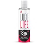 LUBELIFE Silky Premium Silicone Lubricant, Extra Cushiony, Silky Smooth, Luxe Formula for Women, Men, and Couples, Unscented, Non-sticky and Water-resistant, 8oz