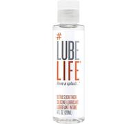LUBELIFE Ultra Slick Thick Silicone-Based Lubricant, Water Resistant, Thick Silicone Lube for Men, Women and Couples, 4 Fl Oz