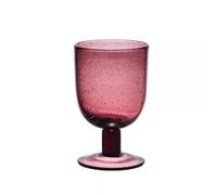 LUBERON verre à pied 28 cl verre bullé violet SC
