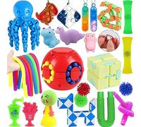 Lubibi 22PCS Jouet Anti-stress Kit, Ensemble de Jouets sensoriels,Jouets Anti-Stress pour la Concentration,Jouet à soulagement du stress set pour Enfants avec Soulagement de l'anxiété, Autisme et TDAH