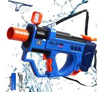 Lubibi Pistolet a Eau Electrique,Pistolets et fusils à Eau,Pistolet à Eau Electrique Enfants Adultes,Water Gun,Jouet Piscine,Jeux d Eau Exterieur pour Enfants,Fête de l'été,garçons et Filles(Bleu)