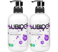 Lubido Gel Lubrifiant Hybride Crémeux Hydratant Sans Parabènes - 250 ml (Lot de 2)