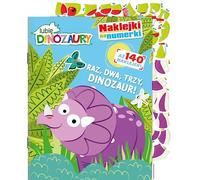 Lubię Dinozaury Naklejki na numerki Raz, dwa, trzy, DINOZAUR!