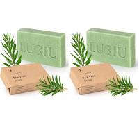 lubiu Savon Tea Tree - 100g Savon Visage & Corps - Savons Naturel Artisanal - Savonnette - Soap Tea Tree Oil (Lot de 2)