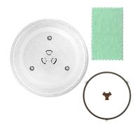 LUBIYACK Plateau tournant en verre pour micro-ondes Magic Chef 3517203510 de 29,2 cm avec design en forme de Y pour un meilleur réchauffage et une répartition homogène de la chaleur