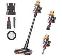 Lubluelu Aspirateur Balai sans Fil 50 000 Pa, Moteur sans balais 550W, écran LED Intelligent, Brosse Anti-emmêlement, pour Poils d’Animaux, Tapis, sols durs & Voiture