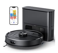 Lubluelu L20 MAX Robot aspirateur-laveur 3-en-1 avec station d’auto-vidage, Aspiration 4000 Pa, Navigation laser avec mémorisation de 5 cartes, Silencieux 55 dB, Commande via application, Idéal pour p