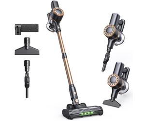 Lubluelu P2 aspirateur sans fil 30 kPa avec brosse anti-emmêlement et éclairage vert amélioré, tient debout tout seul, pour poils d’animaux, tapis et sols durs