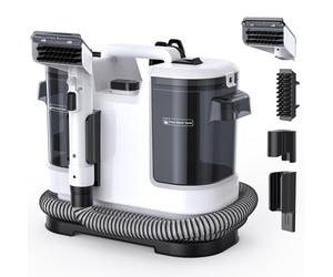 Lubluelu+V6 Aspirateur laveur et shampouineuse pour tissus 450 W, 13 500 Pa de puissance d’aspiration, grand réservoir d’eau et long câble d’alimentation