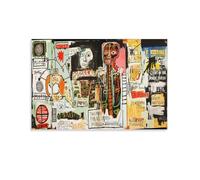 LUBOYANG Impression sur toile de notaire Jean Michel Basquiat - Décoration murale - Sans cadre - 60 x 90 cm