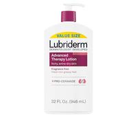 Lubriderm Advanced Therapy Lotion hydratante avec vitamines E et B5, hydratation profonde pour peau extra sèche, formule non grasse, 32 fl. oz