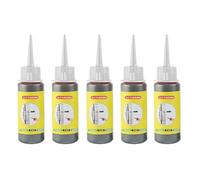 Lubrifiant à Poudre de Graphite pour Cylindre de Serrure, 5 Pièces 60ml Poudre de Graphite pour Serrure, Lubrifiant Sec pour Charnières, Serrures de Porte, Guides de Fenêtre