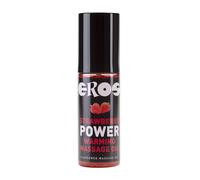 Lubrifiant booster huile de massage strawberry power par eros