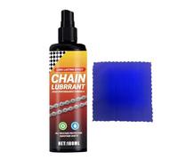 Lubrifiant de chaîne, réduction du bruit et de la friction, nettoyage | Lubrifiant sec en spray de 100 ml pour vélo et tronçonneuse pour camions, voitures, SUV, charnières, roulements, rails