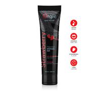 Orgie Lubrifiant intime vaginal/anal gel à base d'eau aromatisé à la fraise – 100 ml