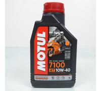 Lubrifiant Et Entretien Motul Pour Deux Roues 7100 10w40 4t En 1l Neuf