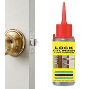 Lubrifiant Graphite Pour Serrures | Poudre Lubrifiante 60 Ml - Lubrifiant pour serrures de portes - Pour L'Entretien Du Trou De Clé, La Maison Et Le Bureau, Contre La Sécheresse Et Les Bruits Anormaux