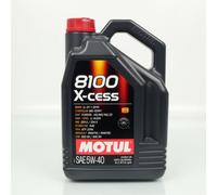Lubrifiant huile moteur Motul 8100X-Cess 5W40 ACEA A3/B4 bidon 5L pour auto Neuf