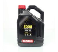 Lubrifiant huile Motul 5000 10W40 4L pour moto route tout terrain scooter quad