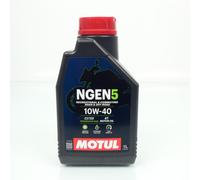 Lubrifiant huile Motul NGEN 5 10W40 1L pour moto route tout terrain scooter quad