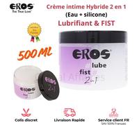 Lubrifiant Hybride 2 en 1 Fisting Base base eau et silicone 500 ml Homme Femme