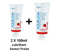 Lubrifiant Intime Gel JOYDIVISION AQUAglide eau homme Femme Couple saveur ana Va