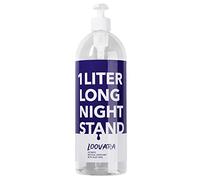 Lubrifiant Loovara Sensitiv 1000 ml, Aloe Vera -Long Night Stand- bouteille XXL adapté aux préservatifs, pour peaux sensibles, ph optimisé, testé dermatologiquement, ingrédients naturels, à base d'eau