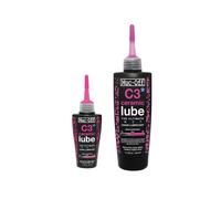 Muc-Off Lubrifiant chaîne de vélo C3 – céramique, traceur UV, conditions humides – 120 ml Unicolor