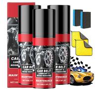 Lubrifiant multi-usages pour courroies de voiture et spray anti-bruit, spray d'entretien pour courroies automobiles, spry silencieux pour courries de moteur (3 pièces)
