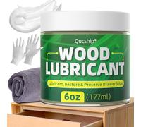 Lubrifiant pour bois et cire à bois de 170 g - Lubrifiant pour charnière de tiroir et de porte coulissante, cire de tiroir - Restaure et entretien des glissières en bois, pâte de cire pour bois,