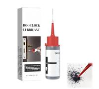Lubrifiant Pour Cylindre De Serrure,Lubrifiant Graphite Polyvalent Pour Serrures, Poudre De Graphite pour Guides de Fenêtre,Clés,Guides de Porte,Naturel Inodore,60ml