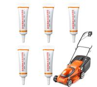 Lubrifiant pour Taille-Bordures | 5 Pièces Graisse Longue Durée Pour Tondeuse À Gazon - Huile Lubrifiante Polyvalente à Longue Durée destinée aux Engrenages Quotidiens et à la Machinerie Extérieure