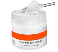 Lubrifiant pour toit ouvrant de voiture - Lubrifiant pour poignée de porte - 100 g - Joint d'étanchéité en caoutchouc - Produit d'entretien pour la réduction du bruit - Pour remorques berlines